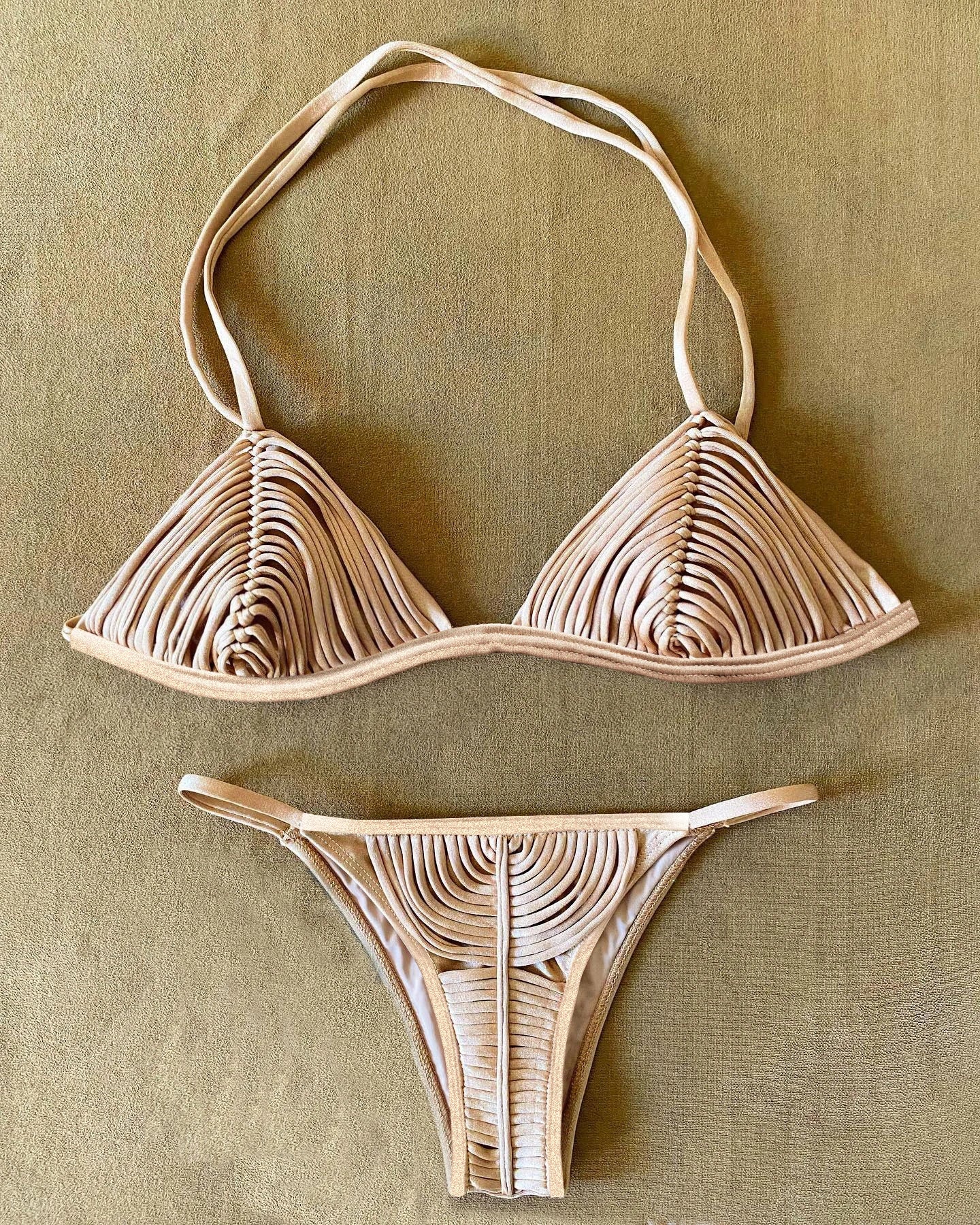 SEAURAL 2025 New Brazilian Bikini Bandage Stripes Swimwear Women's Swimsuit Two Piece Set Female Sexy Mujer Beachwear Summer