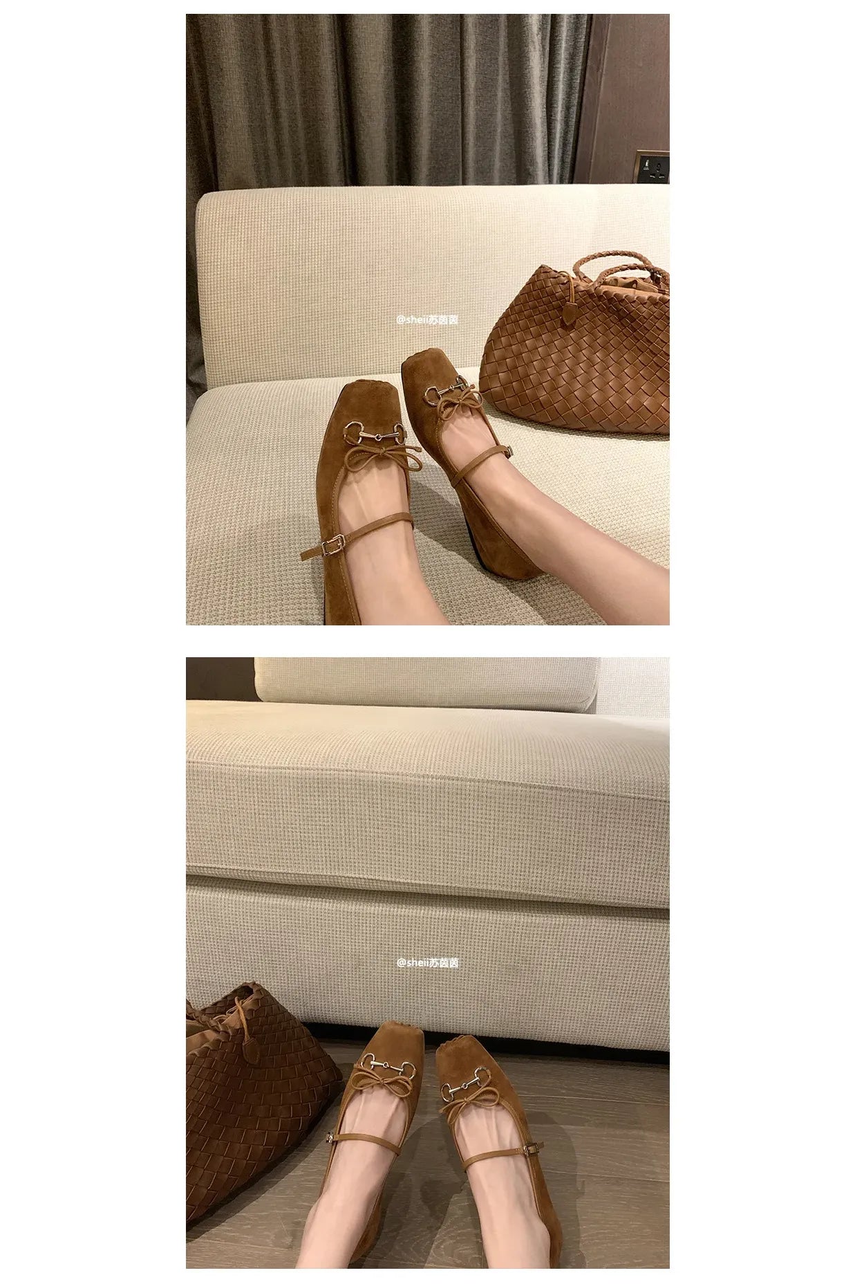 Besellics Élan Buckle Flats