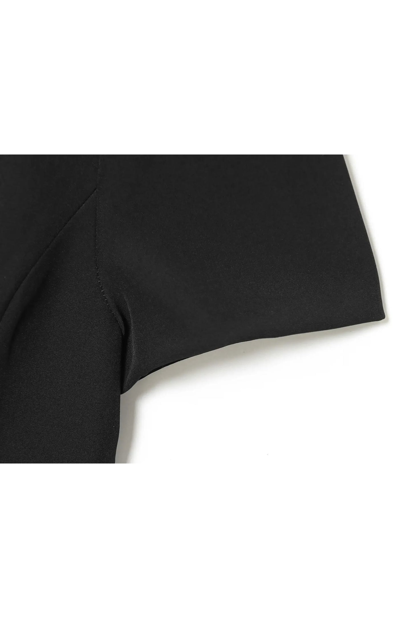 Besellics Noir Sculpt Mini Dress