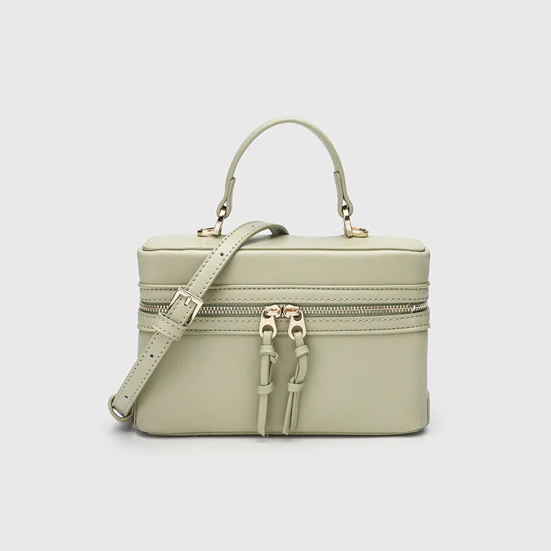 Modische Vielseitige Kleine Quadratische Box-Tasche Damen Einzel-Schulter Crossbody Handtasche Luxuriöse Leichte Beliebte Damen-Geldbörse