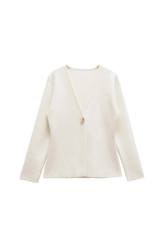 SERENA - V‑Neck Damen Strickjacke – Casual & Elegant Knit Top