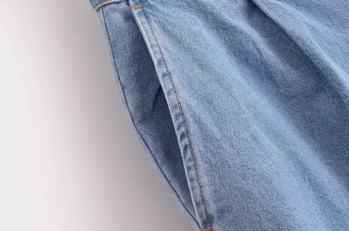 Denim Set Woman Suit Pants Trouser Sets Summer Suits Women 2025 New in Full Number Pant Women's Two Pieces Trousers Lady