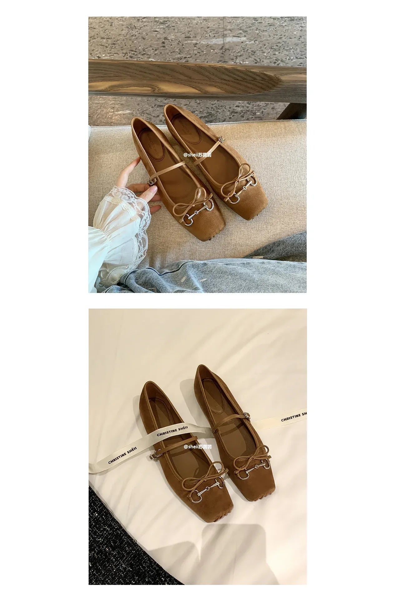 Besellics Élan Buckle Flats