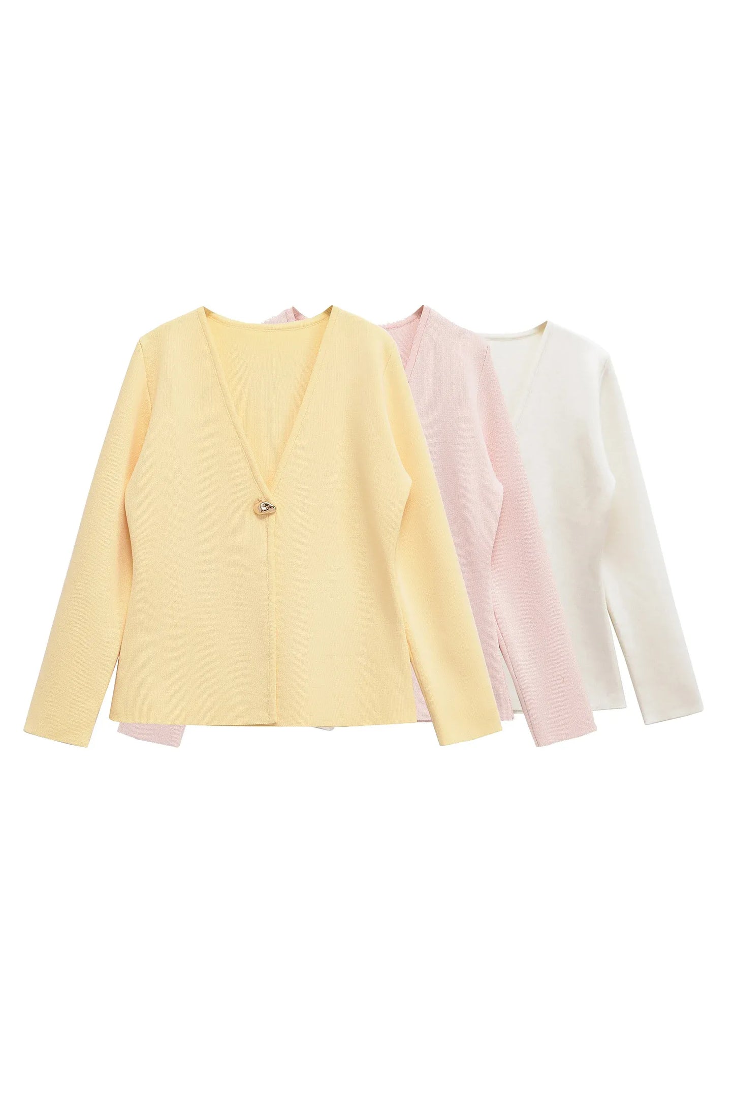 SERENA - V‑Neck Damen Strickjacke – Casual & Elegant Knit Top
