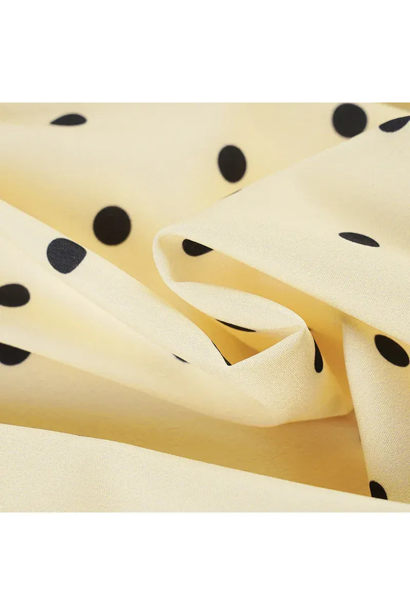 Besellics Limoncello Dot Mini Dress