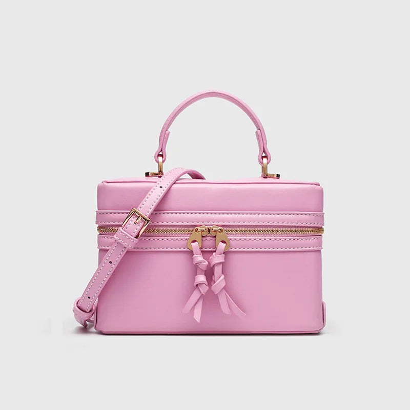 Modische Vielseitige Kleine Quadratische Box-Tasche Damen Einzel-Schulter Crossbody Handtasche Luxuriöse Leichte Beliebte Damen-Geldbörse