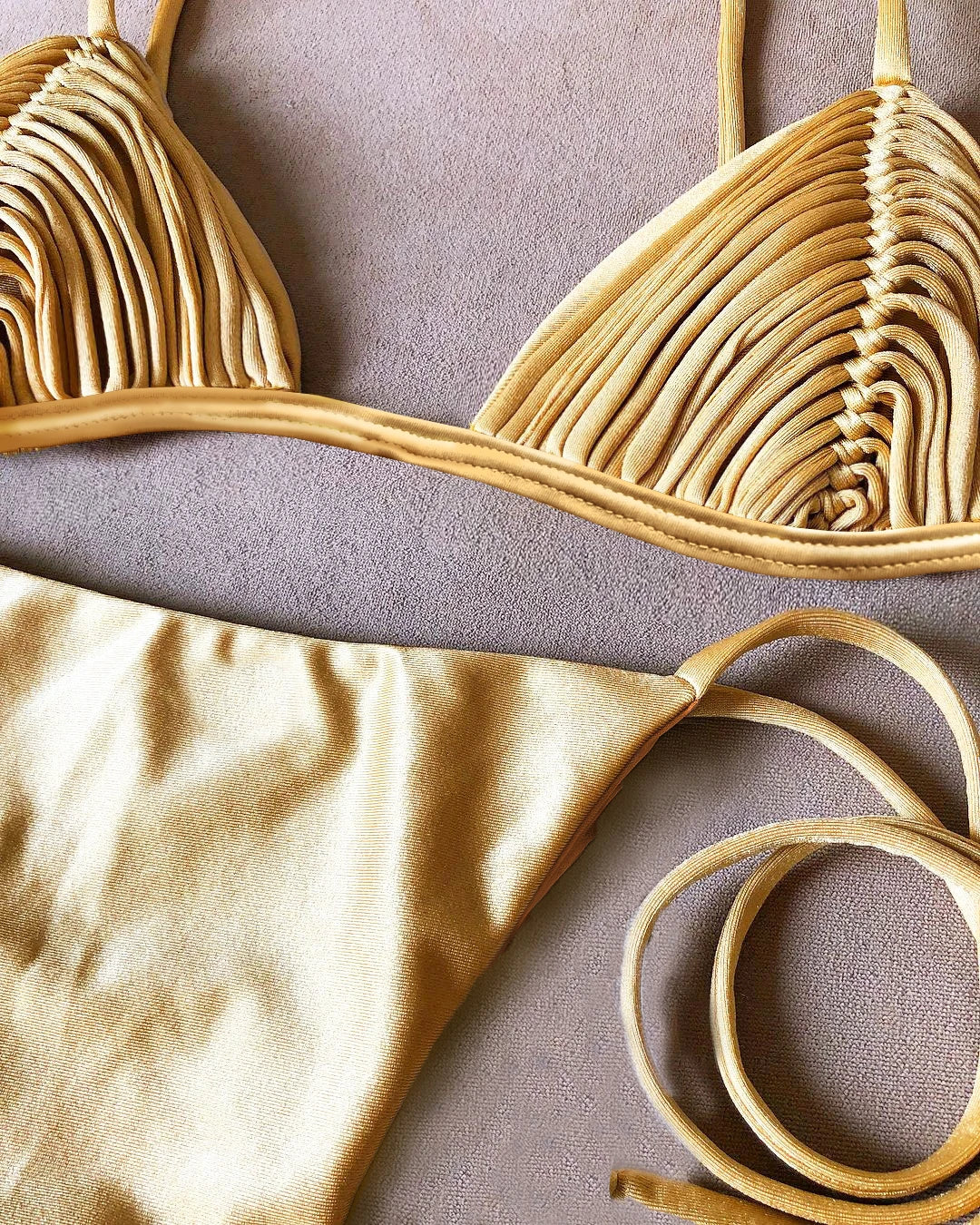 SEAURAL 2025 New Brazilian Bikini Bandage Stripes Swimwear Women's Swimsuit Two Piece Set Female Sexy Mujer Beachwear Summer