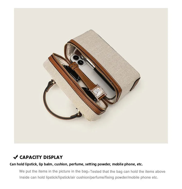 Modische Vielseitige Kleine Quadratische Box-Tasche Damen Einzel-Schulter Crossbody Handtasche Luxuriöse Leichte Beliebte Damen-Geldbörse