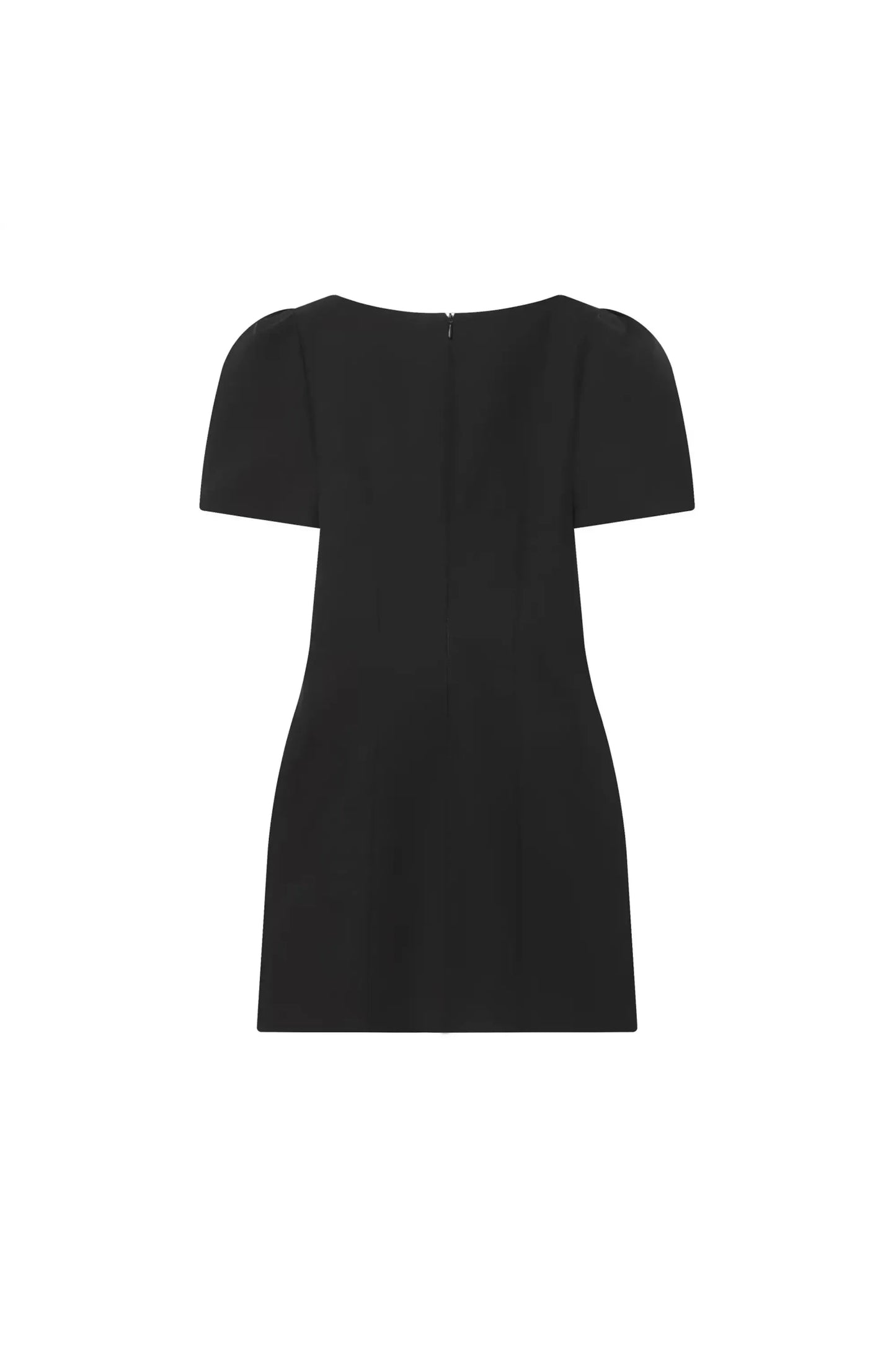 Besellics Noir Sculpt Mini Dress