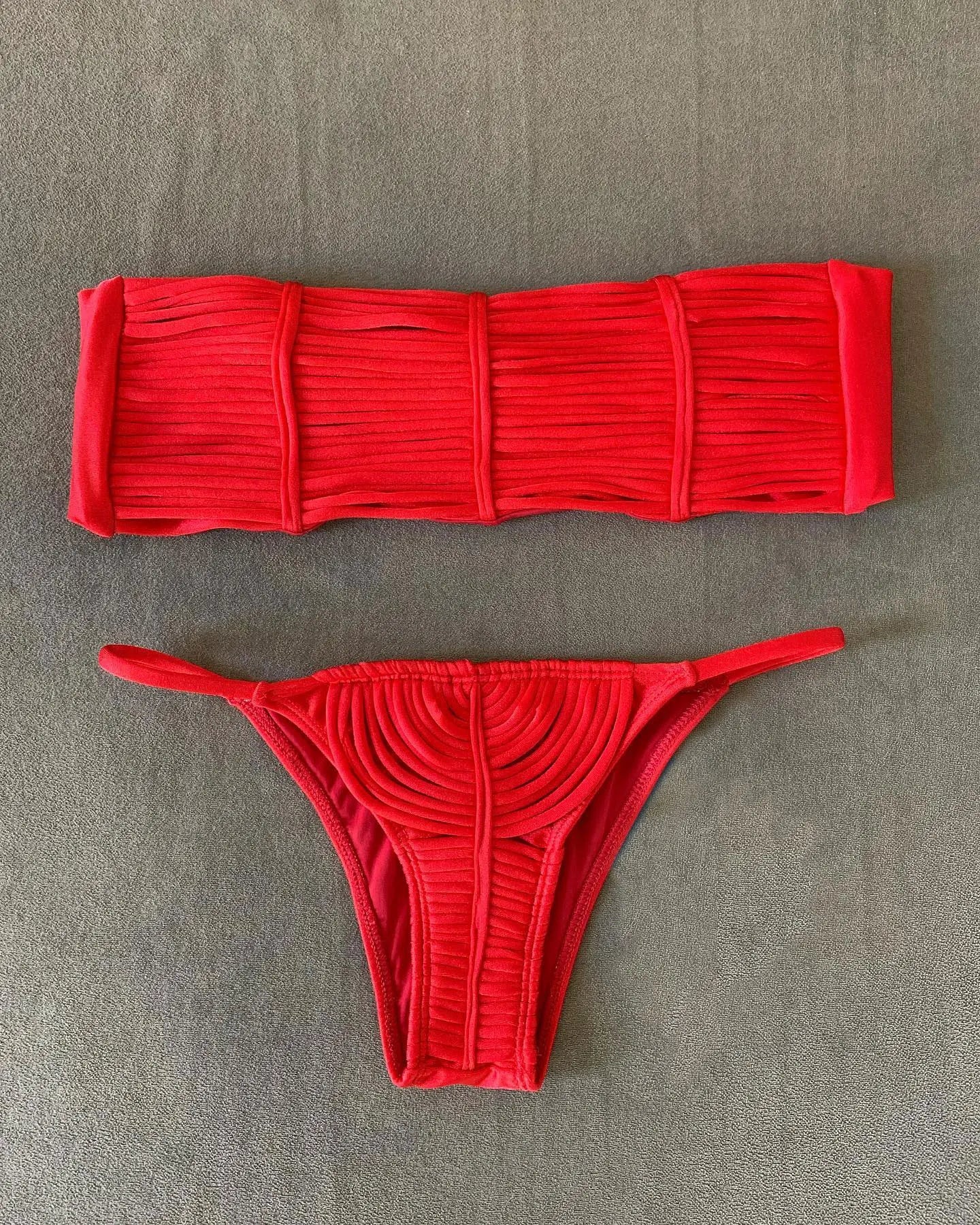 SEAURAL 2025 New Brazilian Bikini Bandage Stripes Swimwear Women's Swimsuit Two Piece Set Female Sexy Mujer Beachwear Summer