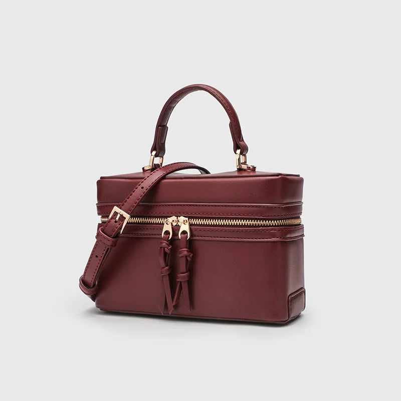 Modische Vielseitige Kleine Quadratische Box-Tasche Damen Einzel-Schulter Crossbody Handtasche Luxuriöse Leichte Beliebte Damen-Geldbörse