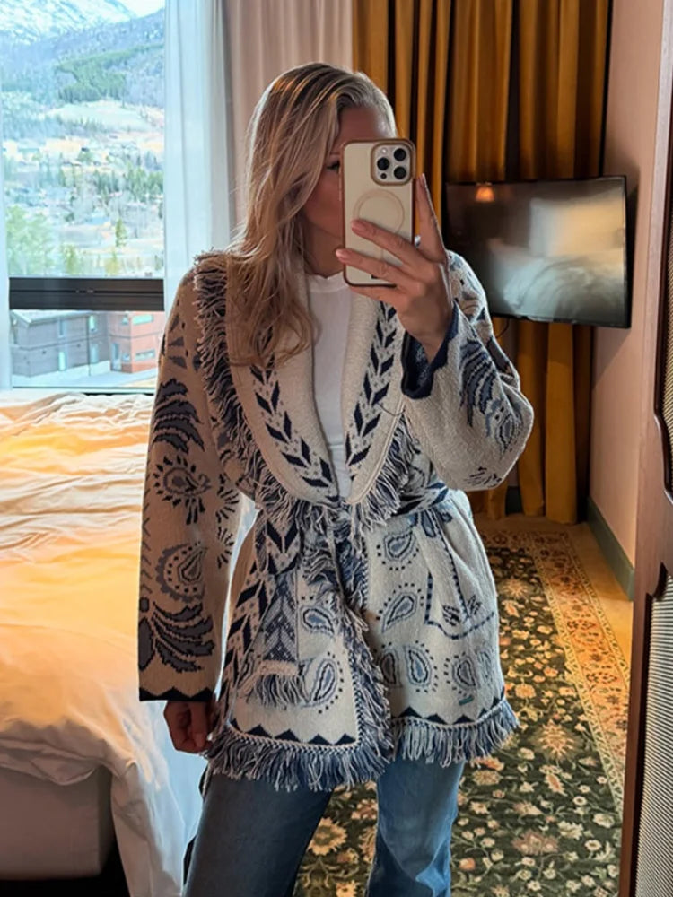 Casual Einreiher Strickjacken Frauen V-ausschnitt Langarm Solide Split Elegante Weibliche Pullover Pendeln 2025, Herbst Mantel Dame Tops
