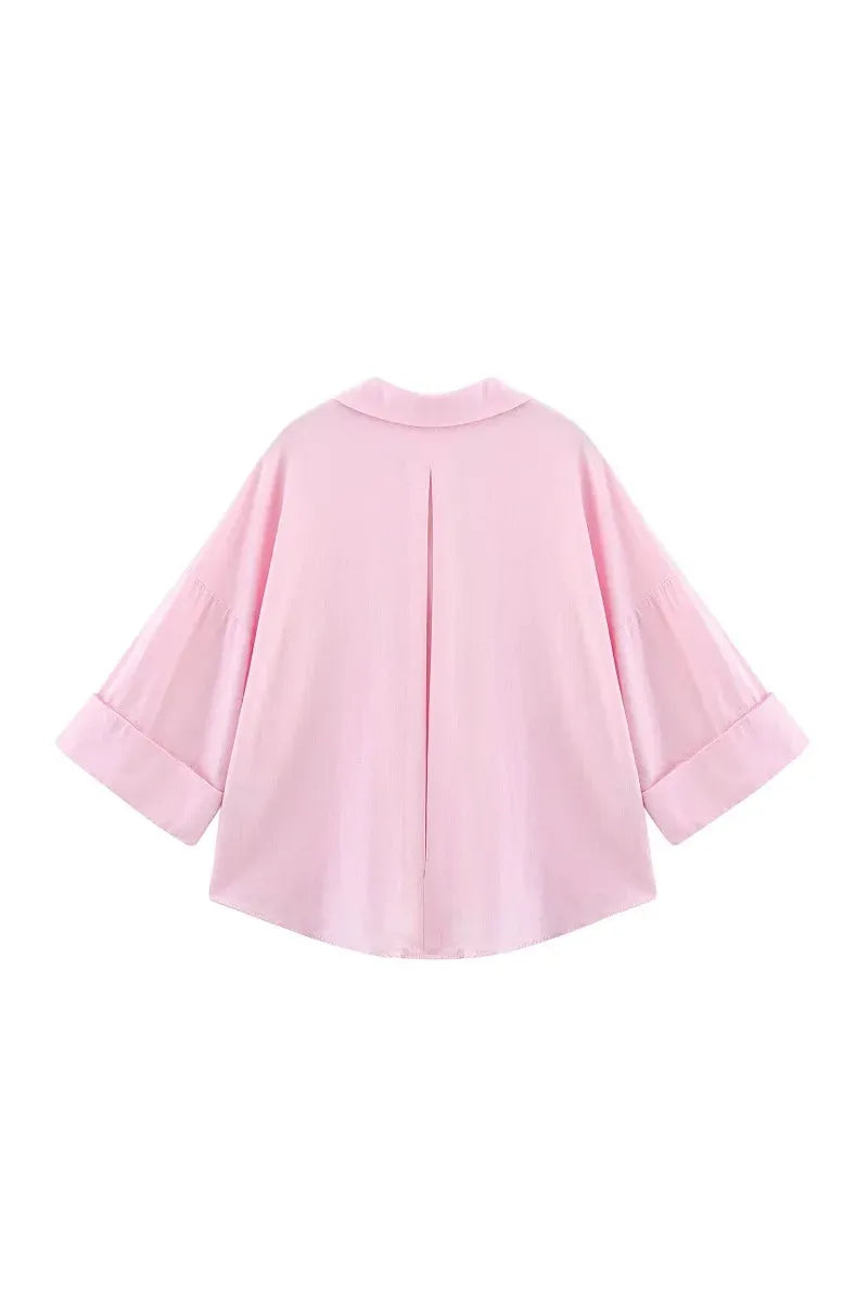 Ella – Oversize Damen Hemd mit Streifen | Freizeit & Sommer