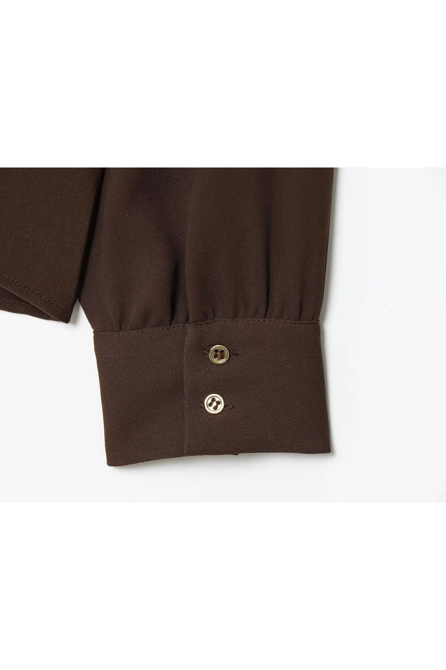 BSAY Hosen set 2 stücke anzug 2025 herbst neue revers lange ärmeln knoten verziert hemd oder elastische hohe taille breite bein hosen mujer