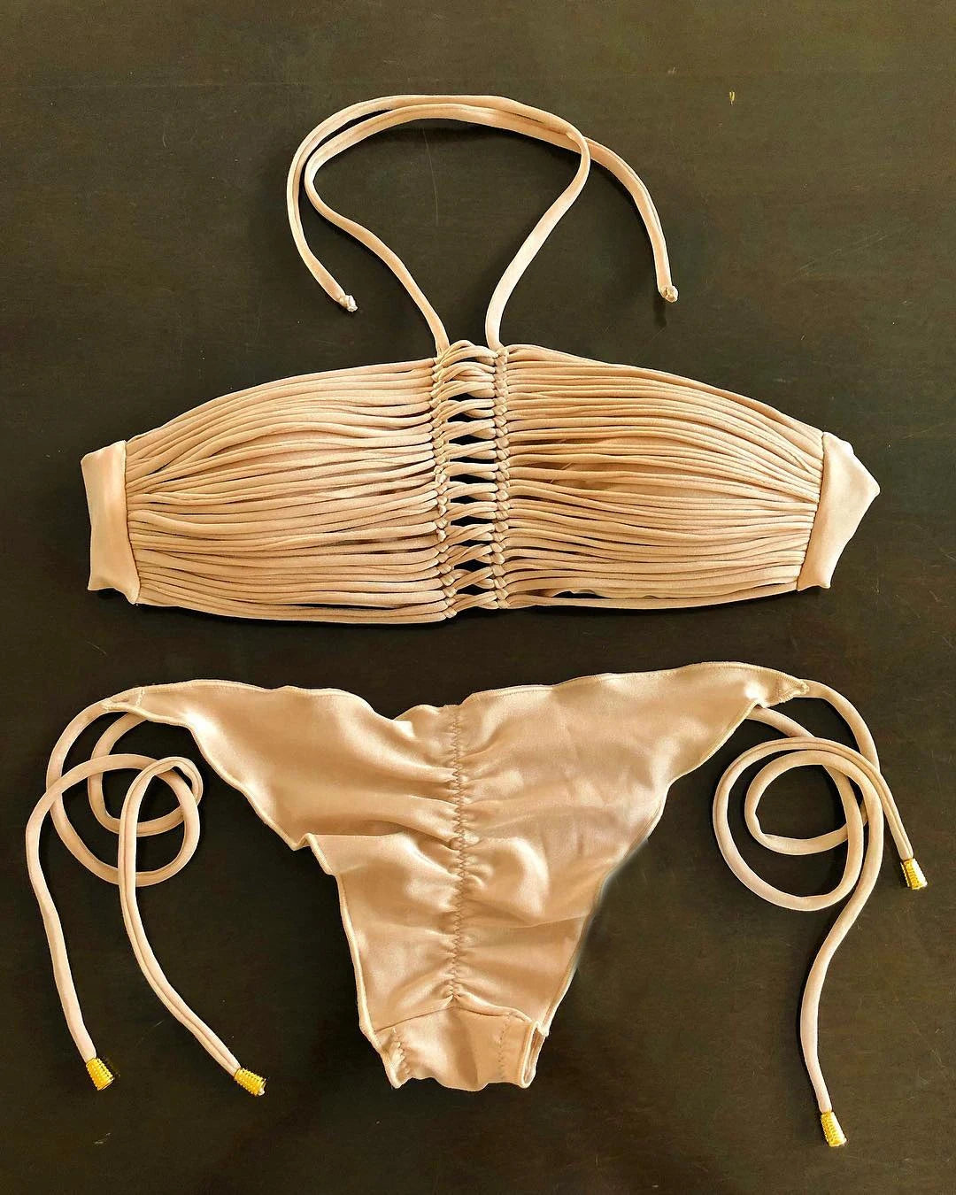 SEAURAL 2025 New Brazilian Bikini Bandage Stripes Swimwear Women's Swimsuit Two Piece Set Female Sexy Mujer Beachwear Summer