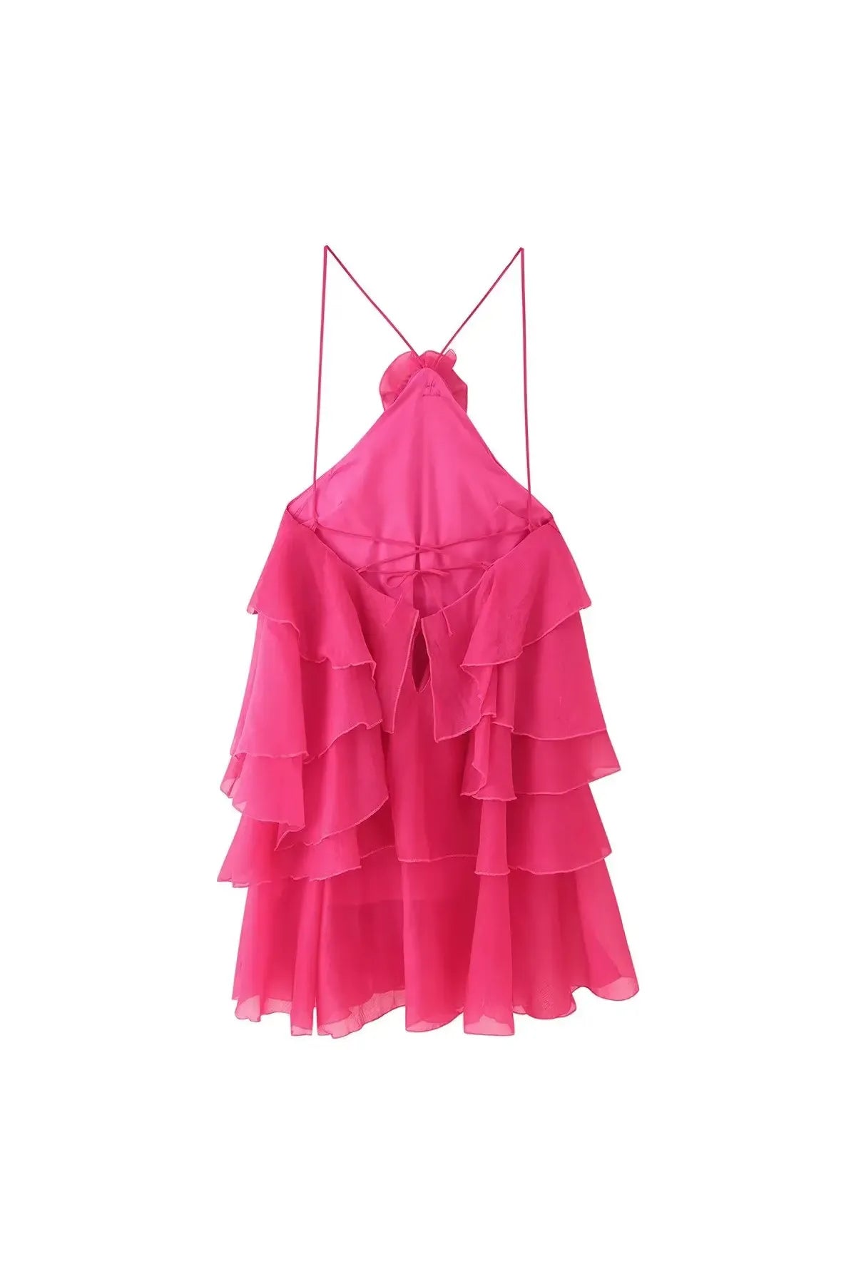 ROSABELLA - Ruffle Midi Kleid – Damen Layered Sommerkleid