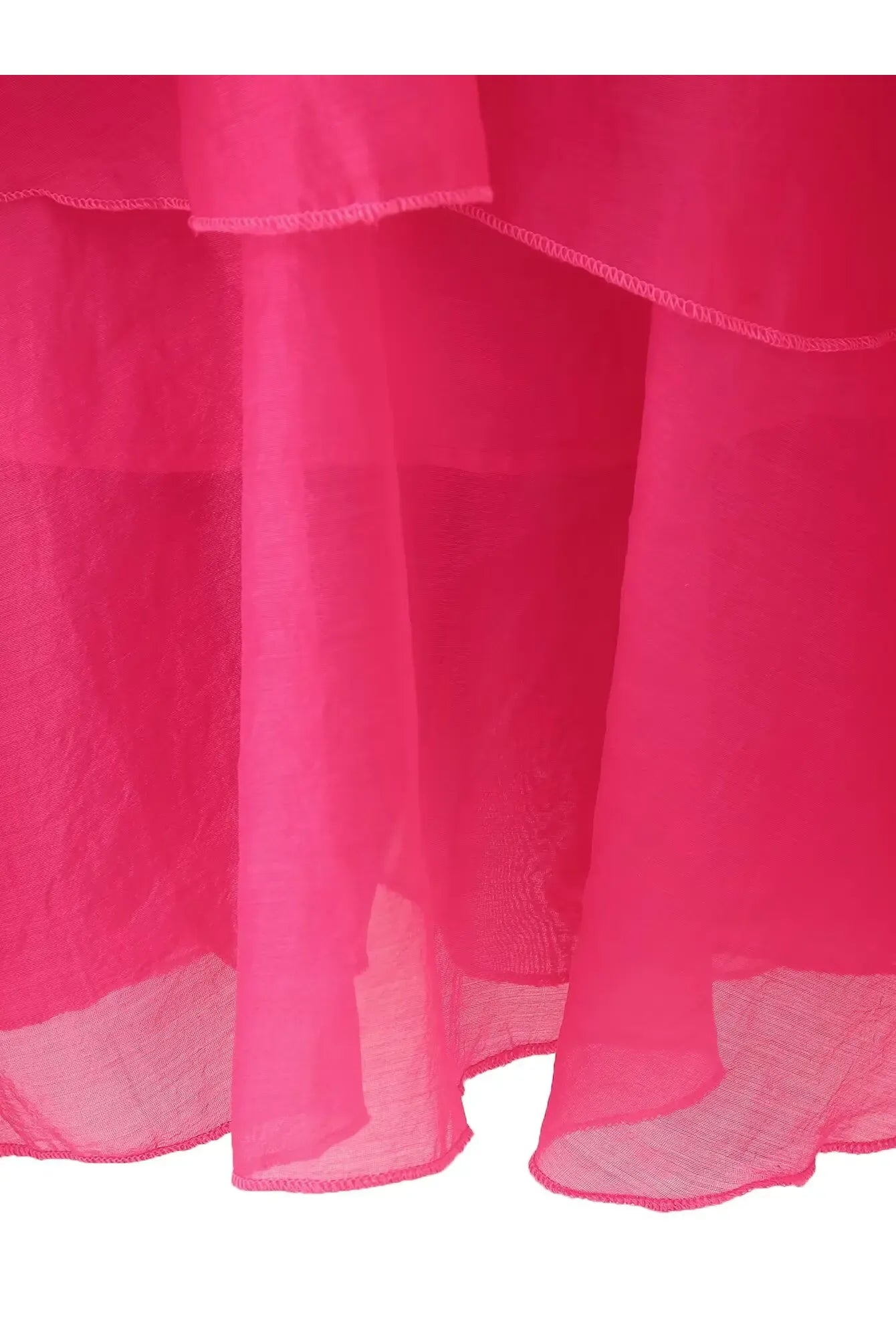 ROSABELLA - Ruffle Midi Kleid – Damen Layered Sommerkleid