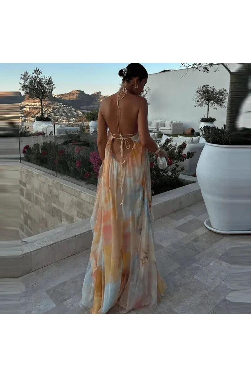 Besellics Pastel Breeze Maxi Dress