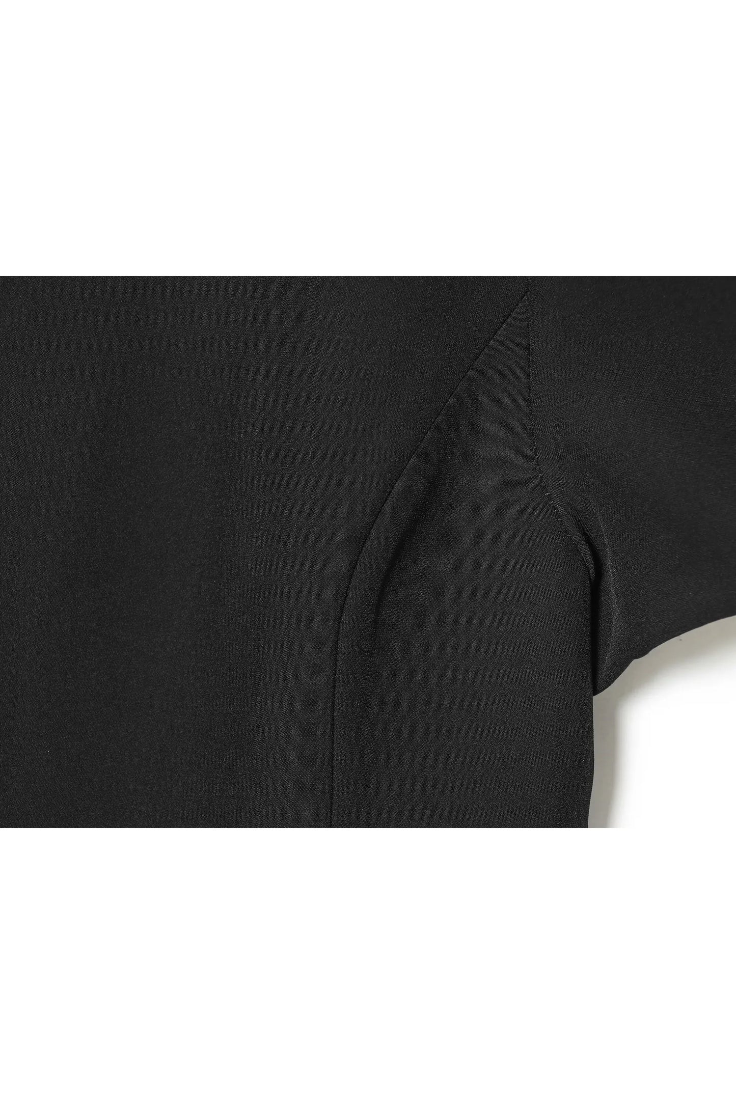 Besellics Noir Sculpt Mini Dress