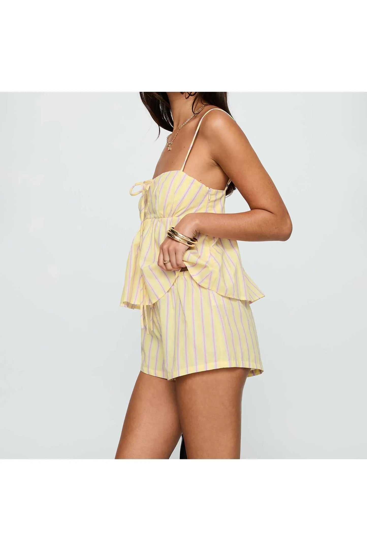 LIVIA - Striped Lounge Set – 2-Teiliges Damen Pyjama-Outfit