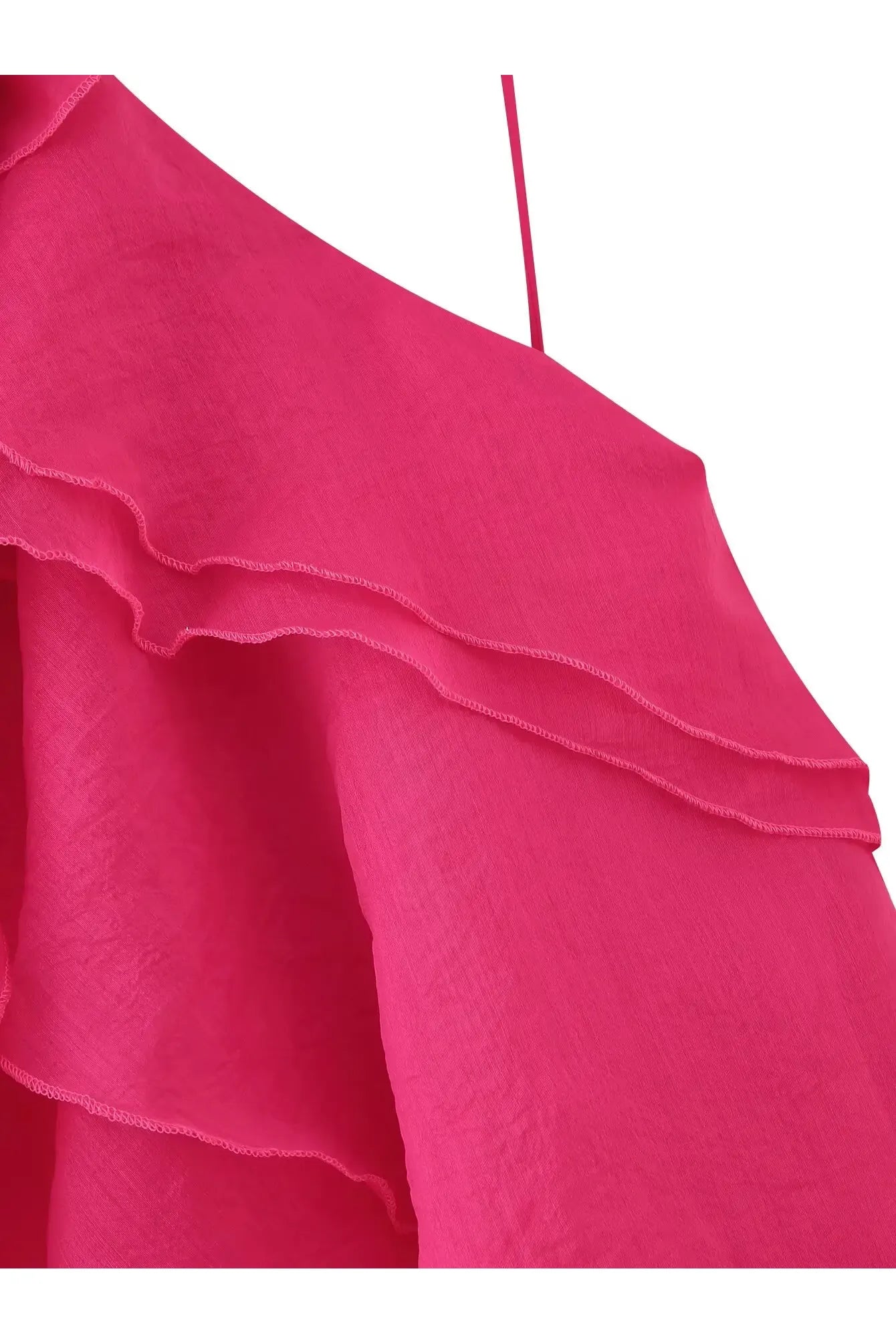 ROSABELLA - Ruffle Midi Kleid – Damen Layered Sommerkleid