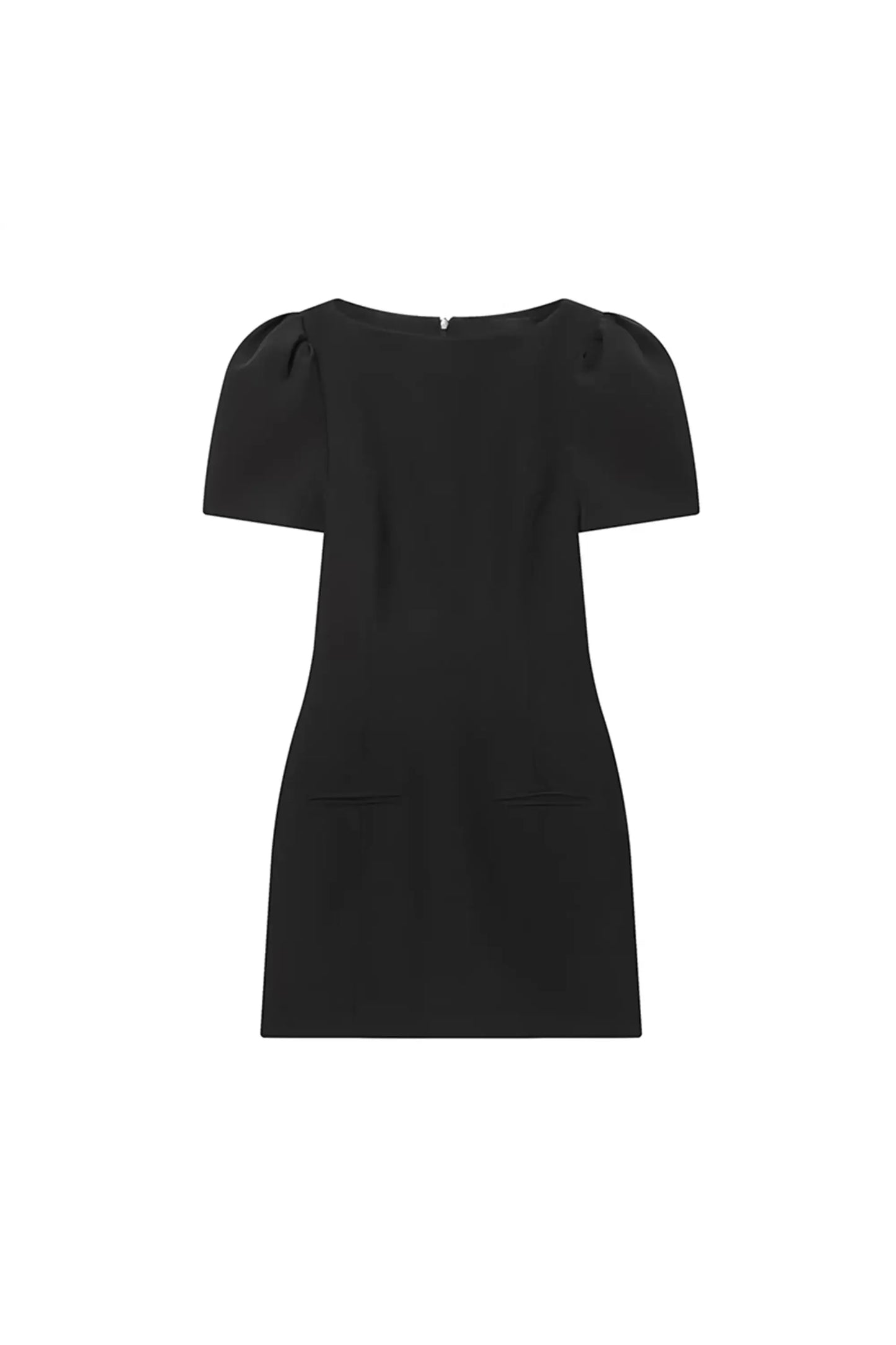 Besellics Noir Sculpt Mini Dress