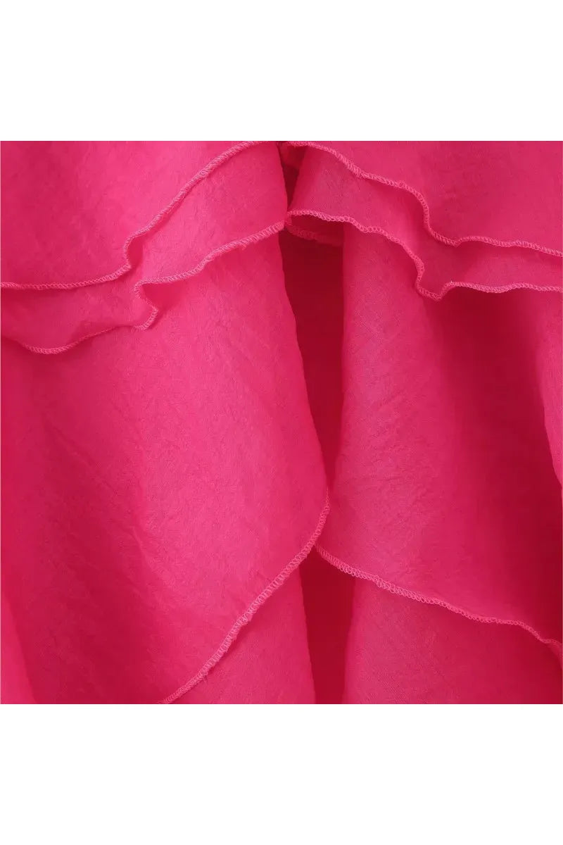 ROSABELLA - Ruffle Midi Kleid – Damen Layered Sommerkleid