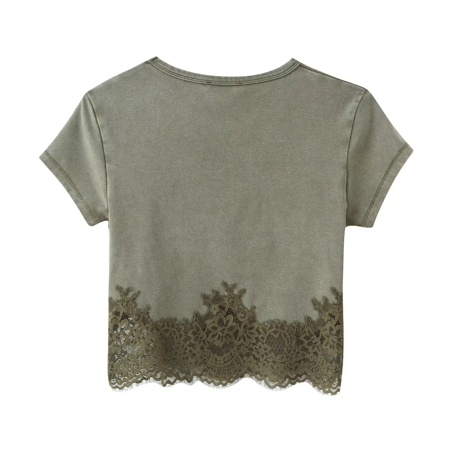 NLZGMSJ 2026 Summer Casual Chic Women Lace Suit O-Neck Short Sleeve Top Straight Loose Shorts Fashion Holiday Sets