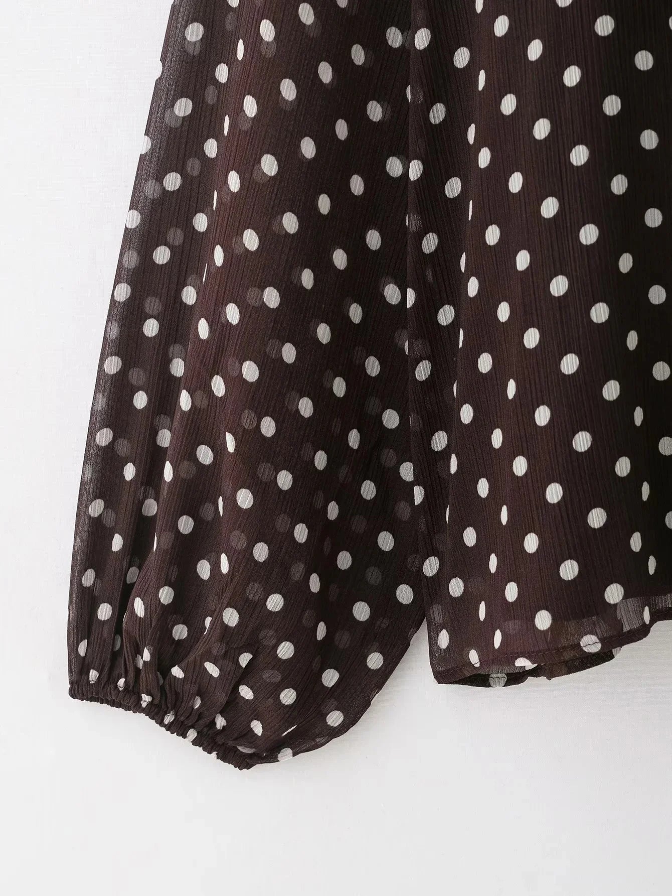 KONDALA Frauen Trendy Polka Dot Bluse Fliege Oansatz Hemd Neue Mode 2026 Frühling Sommer Urlaub Partei Elegante Mujer Bluse