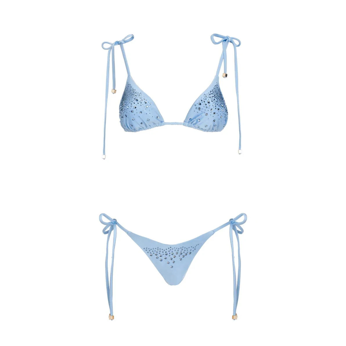 3Pcs Diamond Bikini Women Sexy Swimsuit Luxury Swimwear Bandeau Biquini Female Mini Skirt Solid Swim Suits Bathingsuit Beachwear