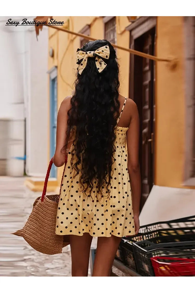 Besellics Soleil Dot Dress