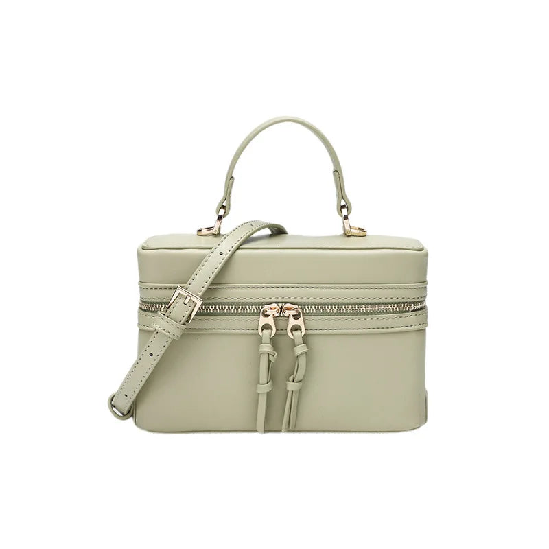 Modische Vielseitige Kleine Quadratische Box-Tasche Damen Einzel-Schulter Crossbody Handtasche Luxuriöse Leichte Beliebte Damen-Geldbörse