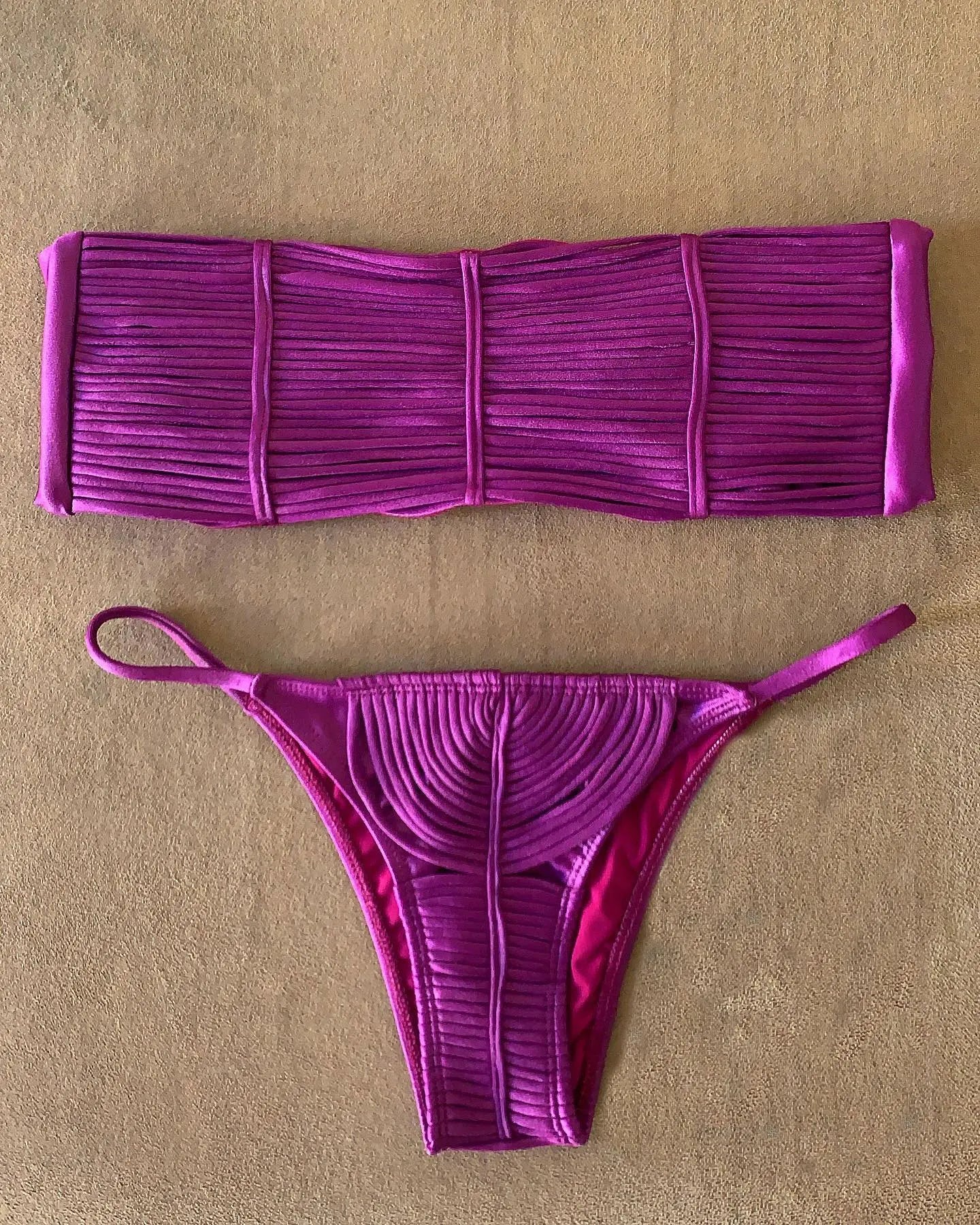 SEAURAL 2025 New Brazilian Bikini Bandage Stripes Swimwear Women's Swimsuit Two Piece Set Female Sexy Mujer Beachwear Summer