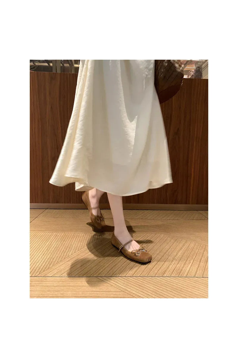 Besellics Élan Buckle Flats