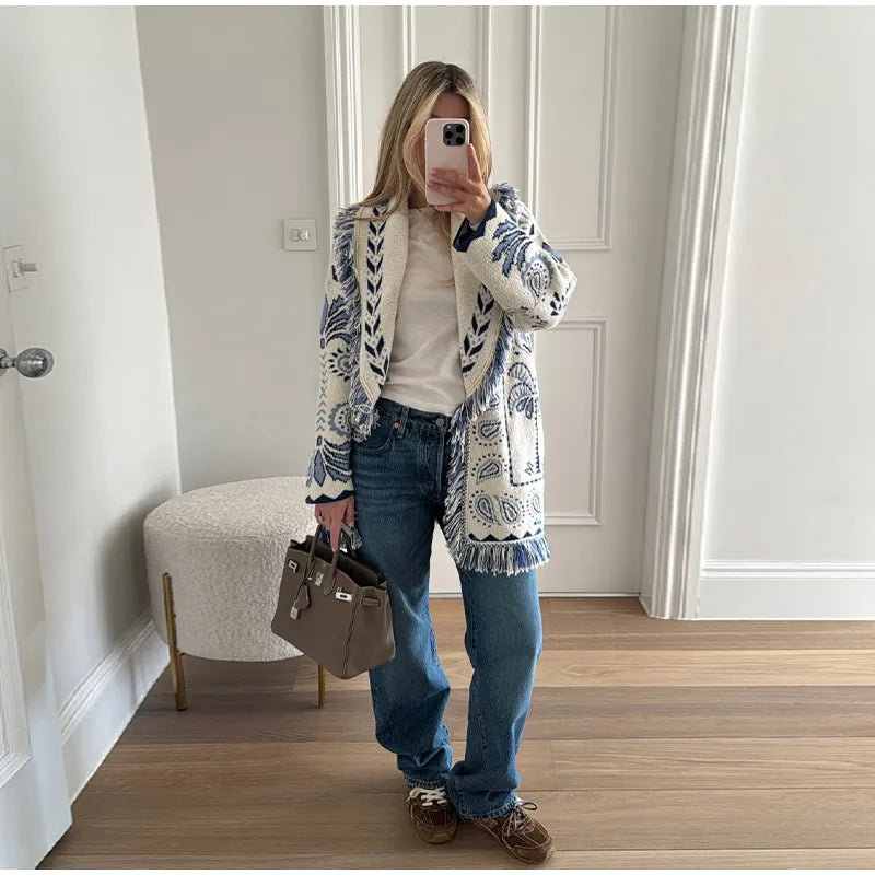 Casual Einreiher Strickjacken Frauen V-ausschnitt Langarm Solide Split Elegante Weibliche Pullover Pendeln 2025, Herbst Mantel Dame Tops