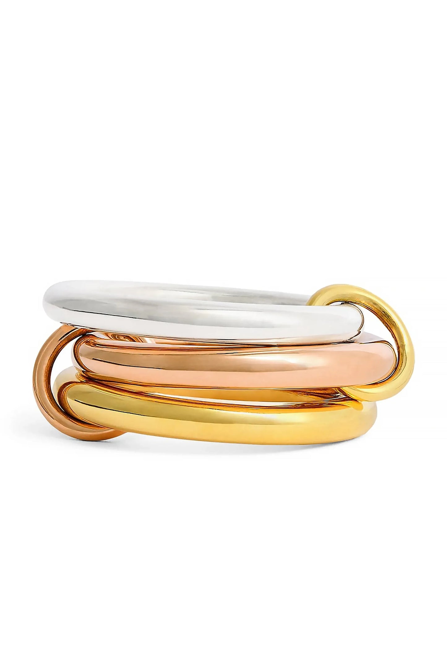 Luxus Zirkonia Stapelring – Vergoldeter Damenring