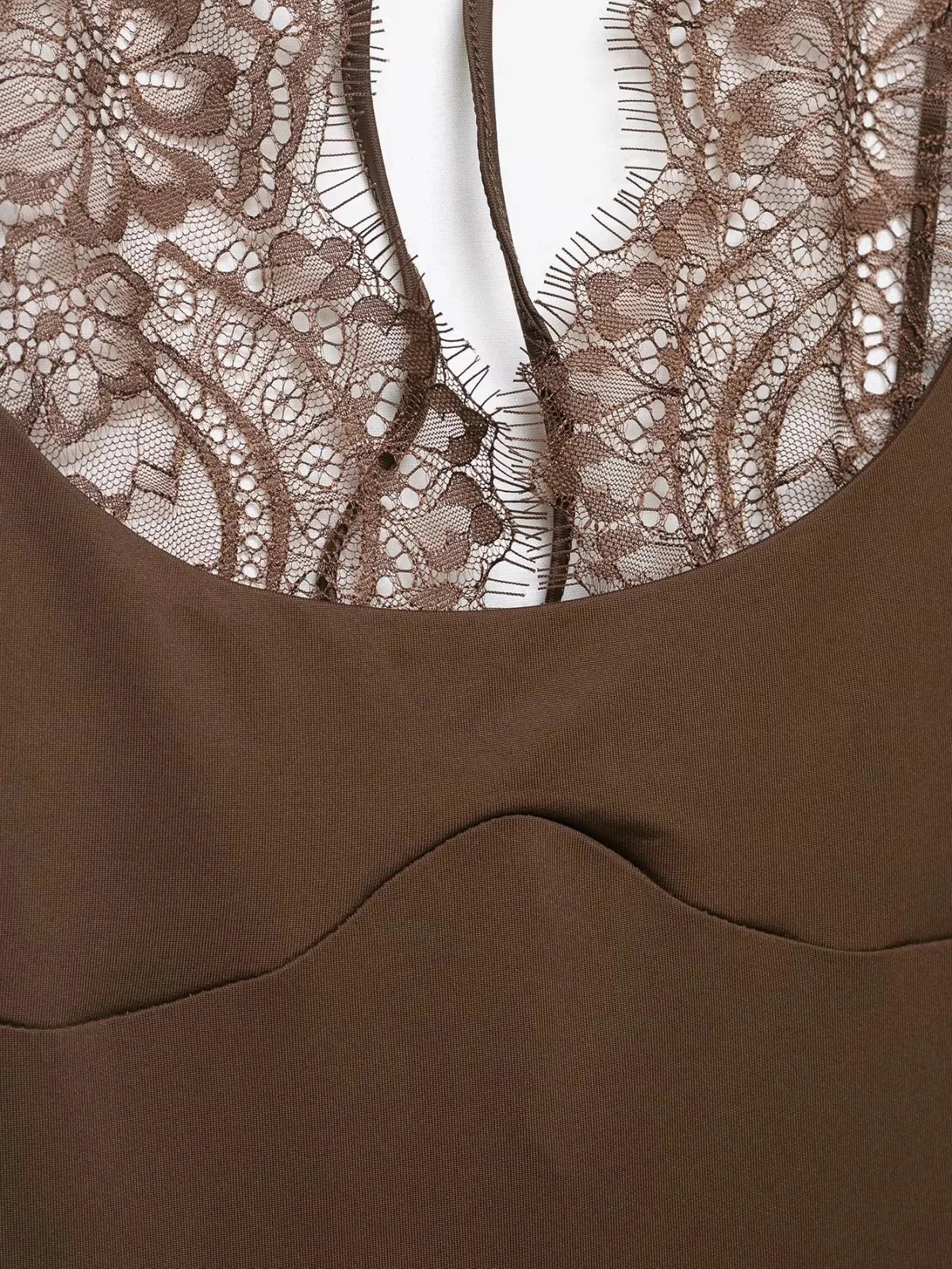 KONDALA Trendy Party Sexy Women Jumpsuit Patchwork Lace Halter Backless Bodysuit New Fashion 2026 Spring Summer Holiday Jumpsuit