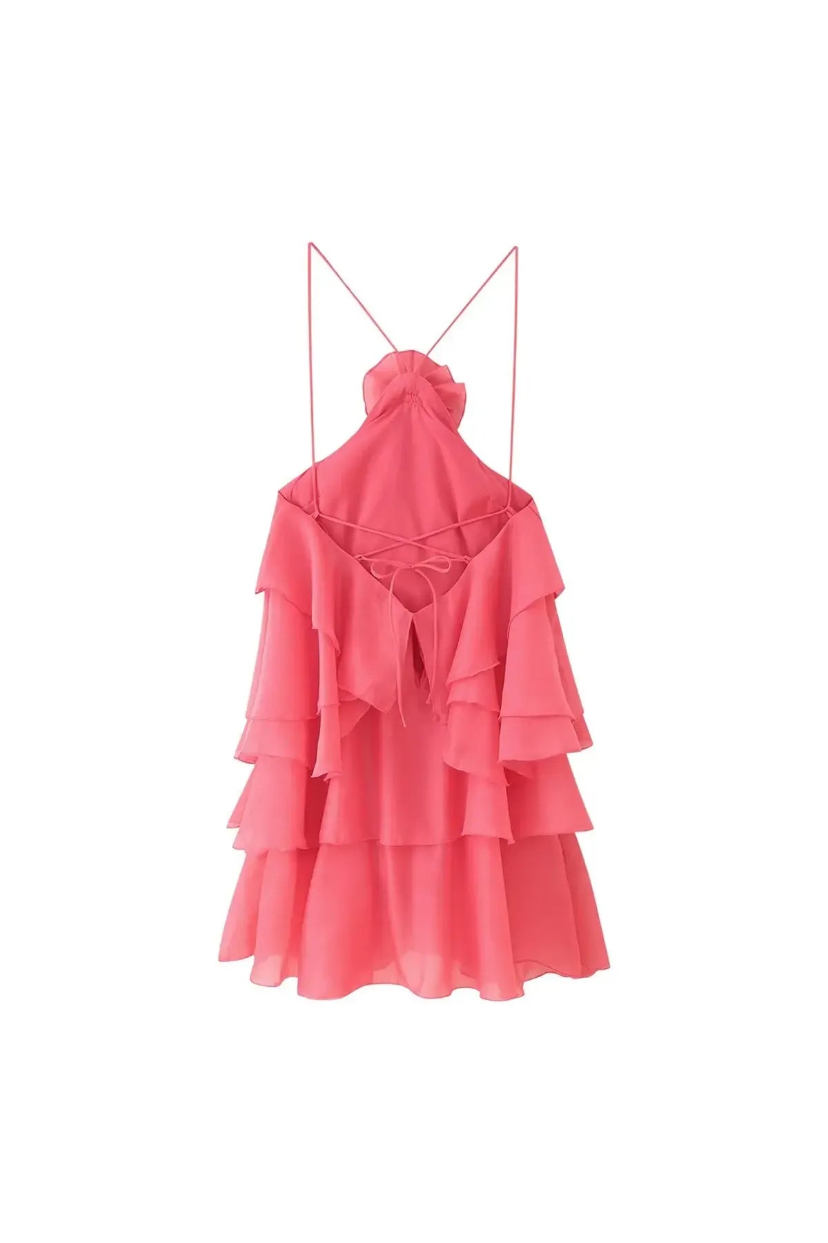 ROSABELLA - Ruffle Midi Kleid – Damen Layered Sommerkleid