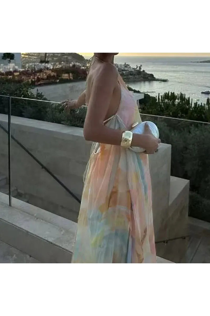 Besellics Pastel Breeze Maxi Dress