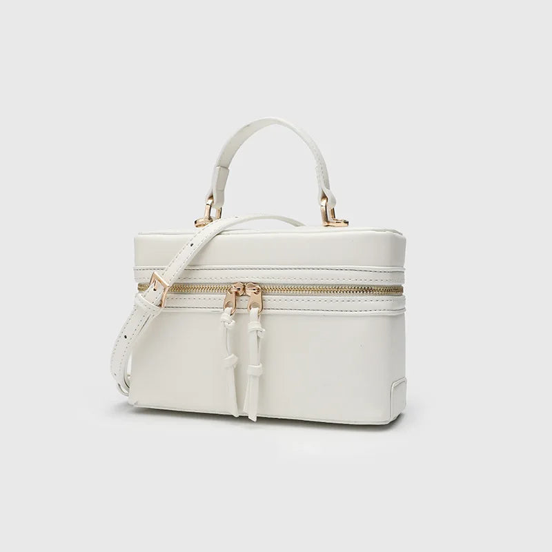 Modische Vielseitige Kleine Quadratische Box-Tasche Damen Einzel-Schulter Crossbody Handtasche Luxuriöse Leichte Beliebte Damen-Geldbörse
