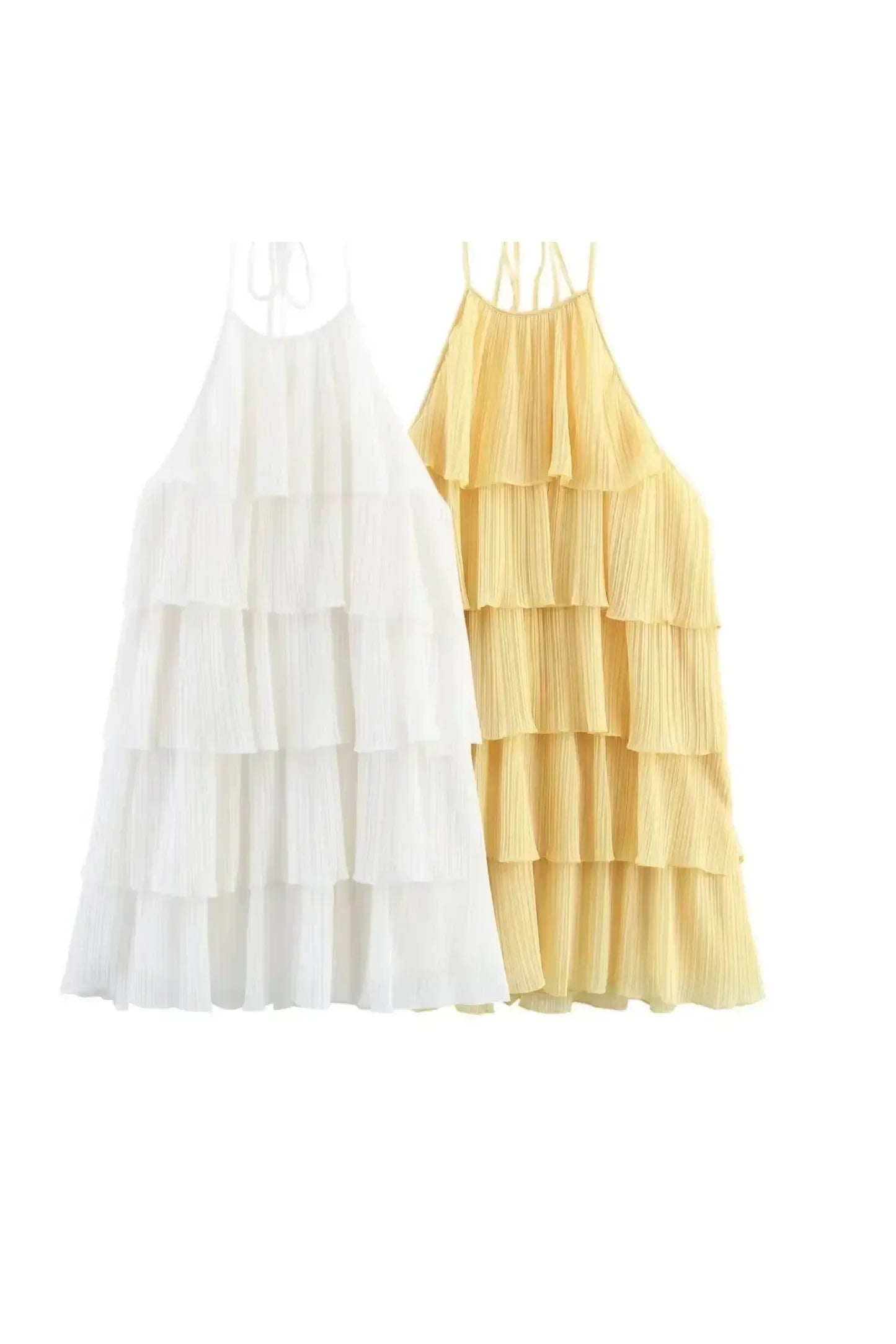 Luna Sun Dress – Rückenfreies A‑Linie Sommer‑Minikleid