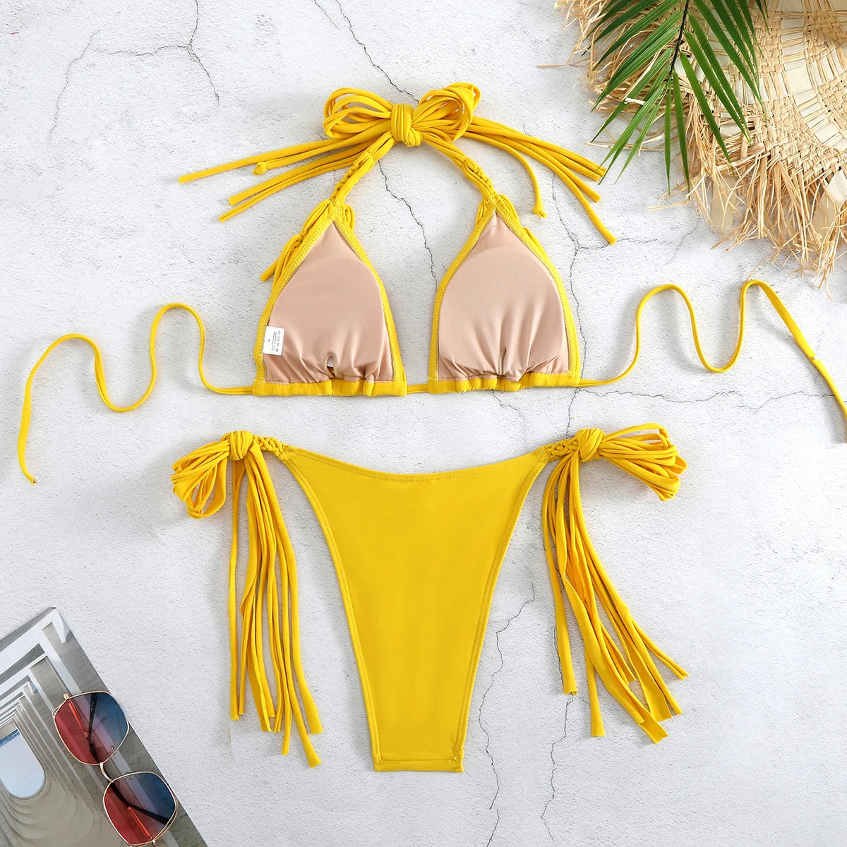 SEAURAL 2025 New Brazilian Bikini Bandage Stripes Swimwear Women's Swimsuit Two Piece Set Female Sexy Mujer Beachwear Summer