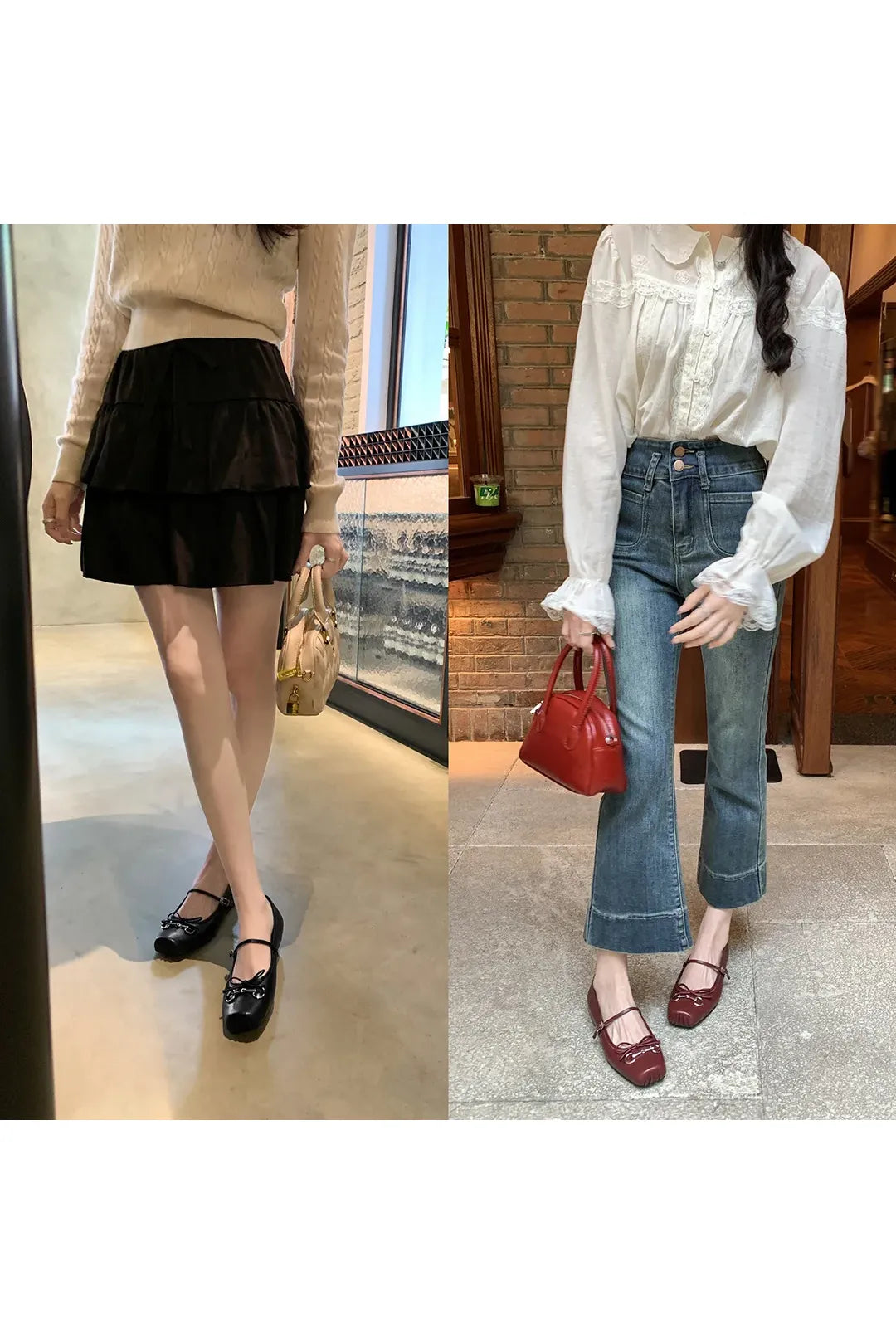 Besellics Élan Buckle Flats