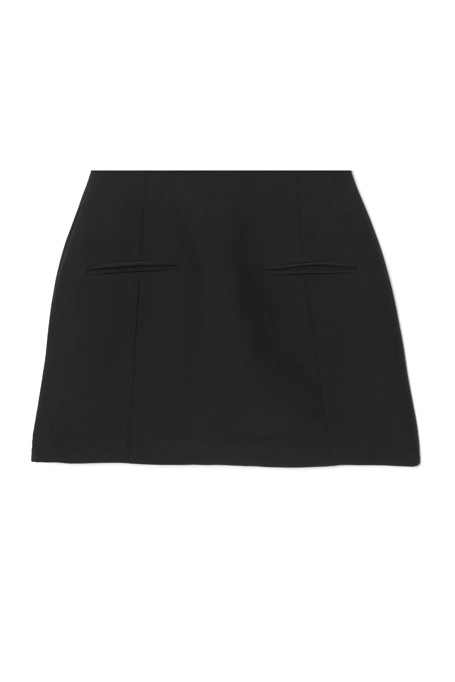 Besellics Noir Sculpt Mini Dress