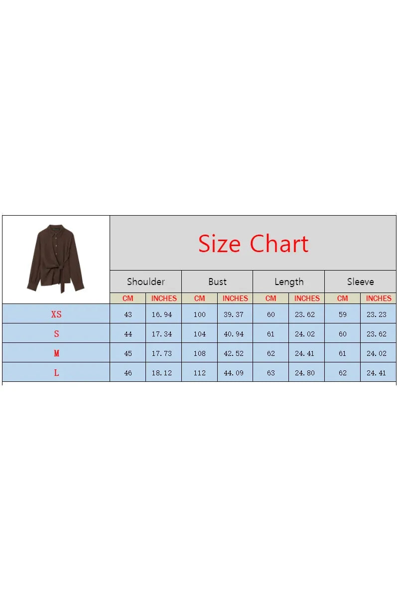 BSAY Hosen set 2 stücke anzug 2025 herbst neue revers lange ärmeln knoten verziert hemd oder elastische hohe taille breite bein hosen mujer