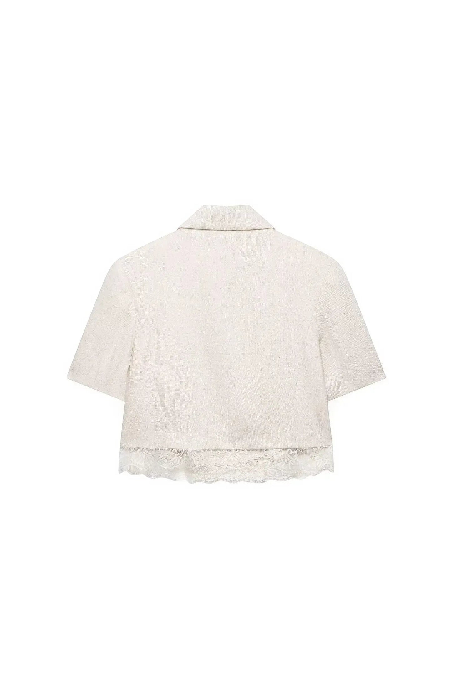 Lace Patchwork Blazer Set – Chic Summer Co-Ord