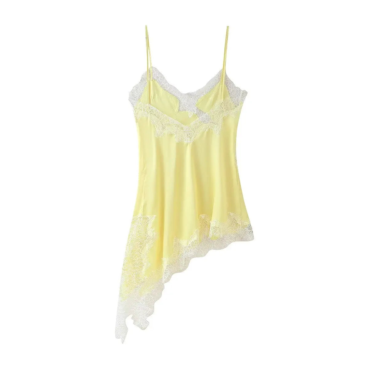 KONDALA Sexy Beach Holiday Lace Party Women Dress V Neck Cami Backless Midi Dress Fashion 2026 Y2K Girl Evening Club SummerDress