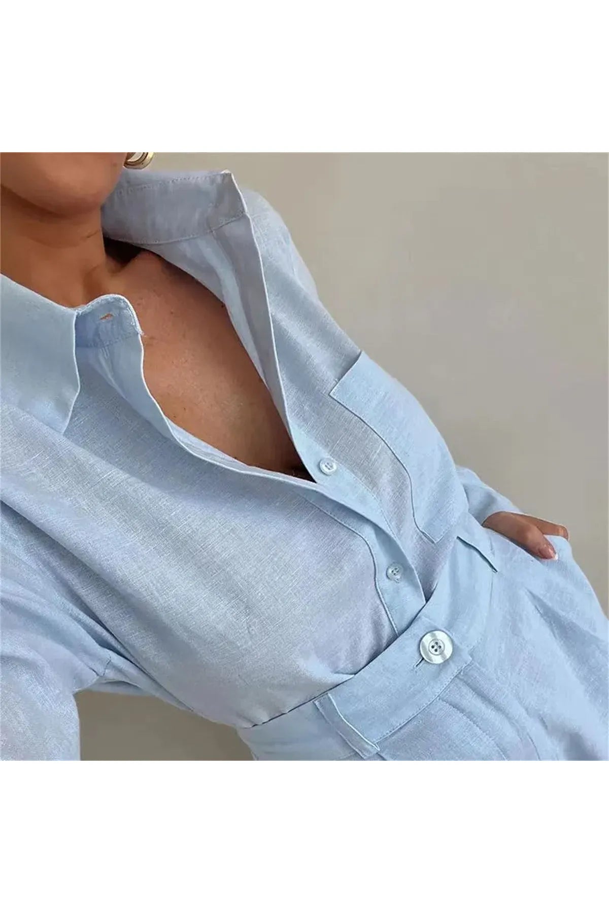 ROSALIE - Chic Set – 2-Teiliges Damen Outfit mit Hemd & Hose