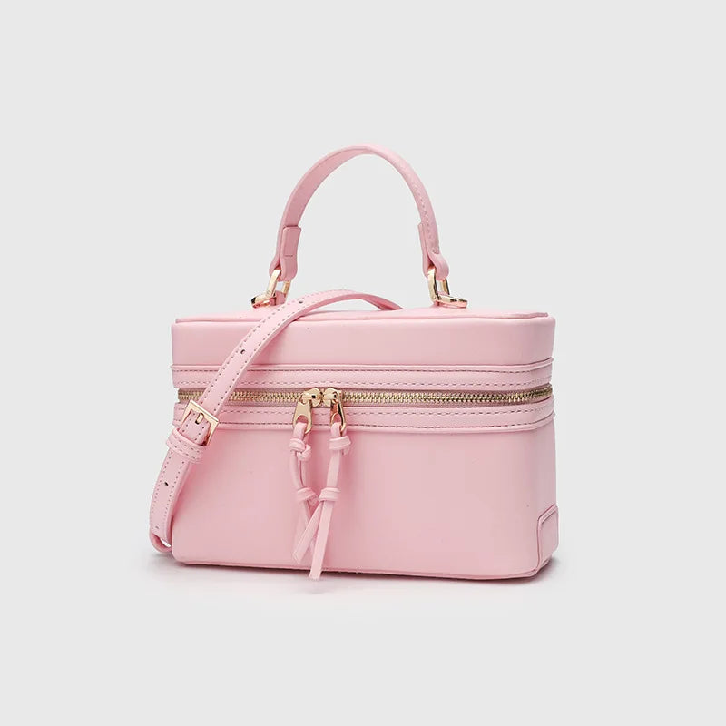 Modische Vielseitige Kleine Quadratische Box-Tasche Damen Einzel-Schulter Crossbody Handtasche Luxuriöse Leichte Beliebte Damen-Geldbörse