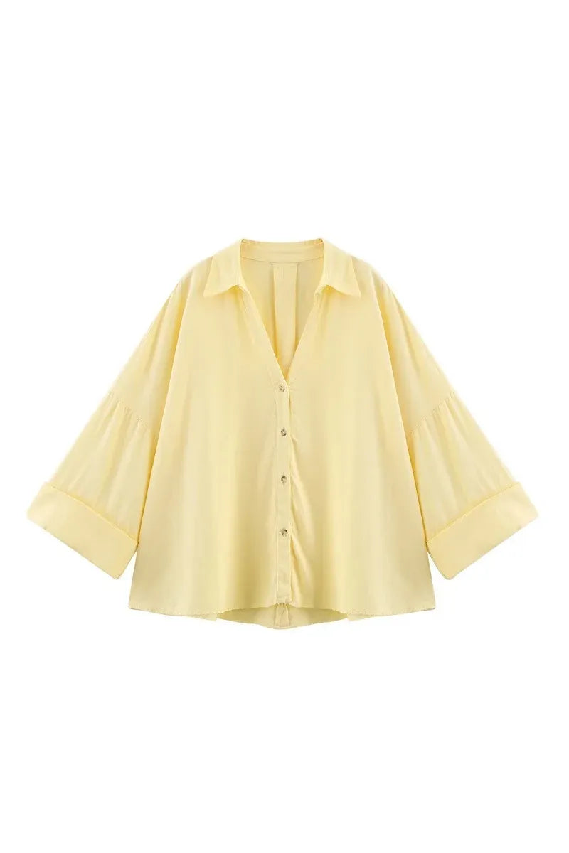 Ella – Oversize Damen Hemd mit Streifen | Freizeit & Sommer